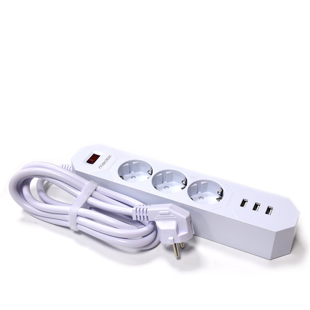 eu power strips with 1.8m cord