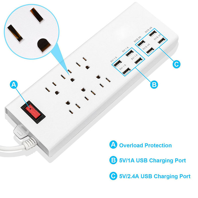 surge protector power outlet