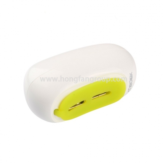 Travel Phone Charger with 2 USB Hub for Phone and Tablets