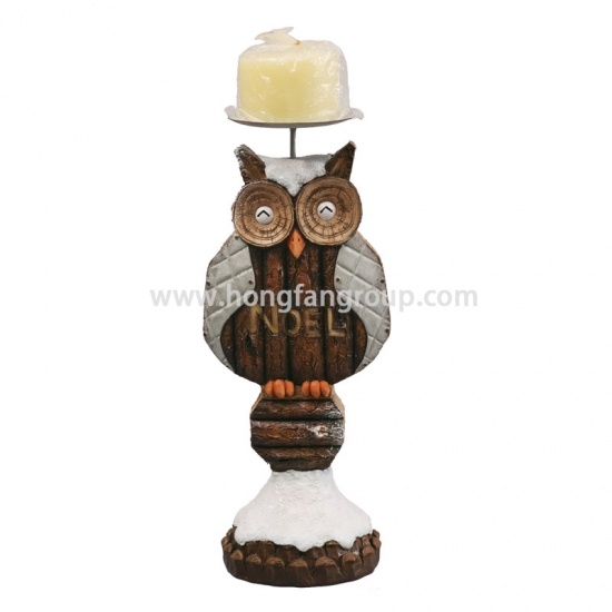 Decorative Owl Candle Holder